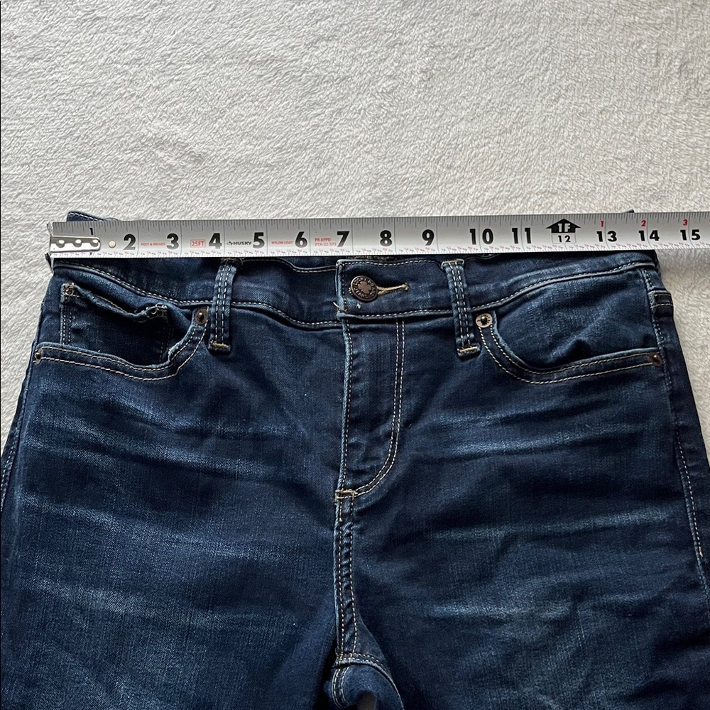 Lucky Brand Dark Indigo Women's Skinny Jeans - Picture 6 of 8